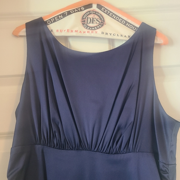 Slate blue Donna Ricco cocktail/sheath dress - Picture 2 of 10